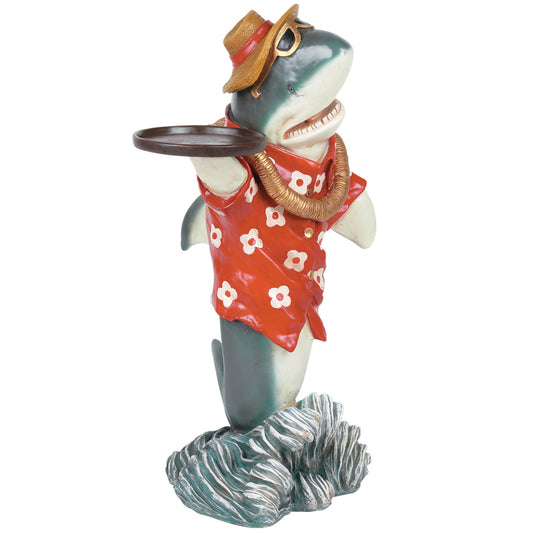 Ram Game Room Shark Waiter-35"H