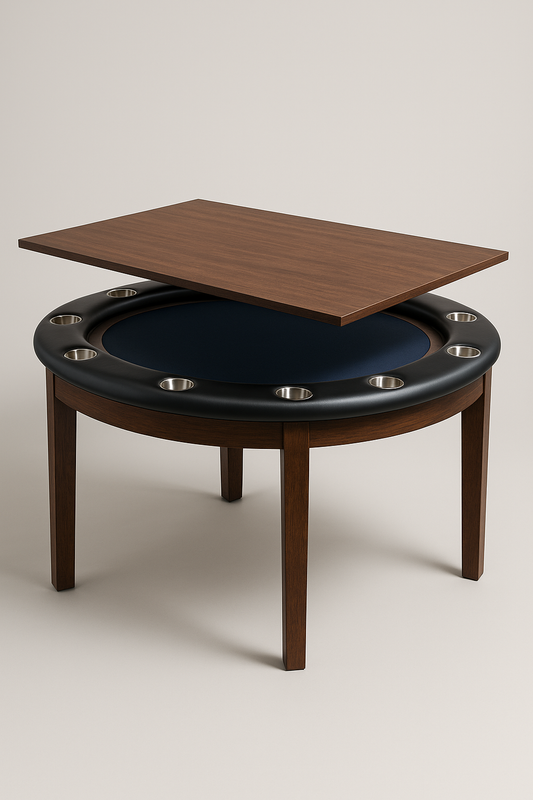 DualMaster Convertible Poker Dining Table